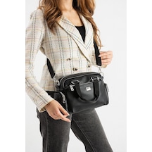 Elit 25ksnm1422c Kadın Omuz Çantası Siyah Siyah