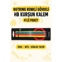 Rotring 4lü Hb Kurşun Kalem Seti Çok Renkli