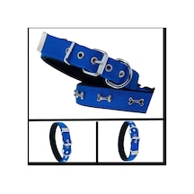 Uyguna-yakala Royal Blue 2.5 37-45 Cm Dokuma Kemikli Boyun Tasması-sma.355