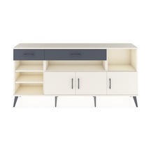Arges Konsol 5 Raflı 2 Çekmeceli 3 Kapaklı 176x30x83 Aytaşı-aytaşı/antrasit Aytaşı/antrasit