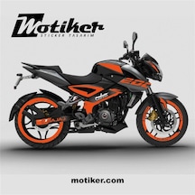 Bajaj Pulsar Ns200 2020-2021 Turuncu Sticker Takım Modeli