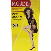 Külotlu Çorap 20 Denye 6 Adet Müjsarı20siyah2 Siyah