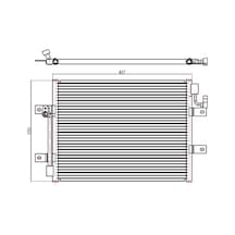 Orıs Klima Kondenseri Albea 1.3jtd 450x350x16 Orıs Cfı816016 51722816