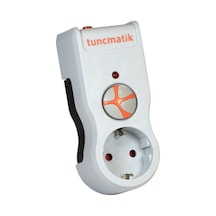 Tunçmatik TSK19019 1'li 1050 J Akım Korumalı Priz Beyaz