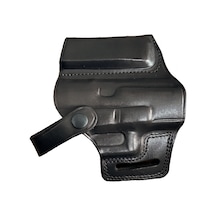 Rigor Universe El Yapımı Hakiki Deri Kemer Kılıfı Siyah Sağ El - Glock 17 19 Uyumlu