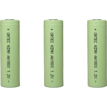 Ortec Aa 1.2v Ni-mh 1800mah Şarj Edilebilir Kalem Pil 3'lü