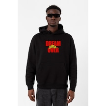 Dream Still Over Siyah Erkek 3ip Kapşonlu Sweatshirt 001 Dream Still Over Siyah Erkek 3ip Kapşonlu Sweatshirt 001