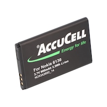 Nokia 2650 Pil Bl-4c Pil İçin Uygun Accucell Pil