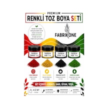 4'lü Set Premium Parafin Soya Wax Toz Mum Boyası Hobi Seti - 5 Cc Kırmızı, Sarı, Siyah, Yeşil Bkfab4ksrsy5g Çok Renkli