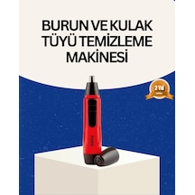Raks Kırmızı Tüy Temizleme Cihazı Kulak Burun Pilli Ergonomik Diğer
