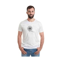 Md 200902 Pi Day Baskılı Beyaz Erkek Tshirt