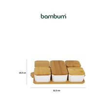 Bambum Zen 11 Parça Kahvaltılık Plus Beyaz