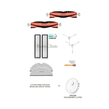 Dreame Vacuum Mop L10 Pro Beyaz Robot Süpürge Uyumlu Fırça,hepa Filtre,mop Set-10 Parça