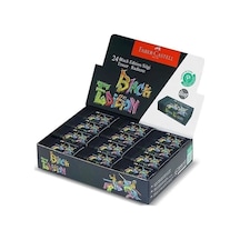 Faber Castell Black Edition Silgi Siyah No:24 Tekli 3 Adet