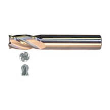 Fett 16mm Mastercut Standart Sert Metal 4 Ağızlı Küresel Karbür Parmak Frezesi