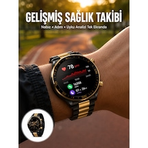 3 Bileklikli Amoled Akıllı Saat Bluetooth Çağrı Ve Sağlık Takipli Yeni Nesil - Lisinya