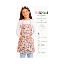 Kidshield Sıvı Geçirmez Boyama Önlüğü Anaokulu Önlüğü Sıvı Geçirmez Resim Önlüğü Pembe