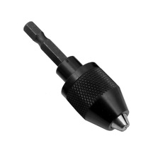Tenfowee 0.3-6mm Tutma Aralığı 1/4" Hex Kolu Uyumlu, Akülü Tornavida'dan Matkap/değiştirici Uyumlu Çelik Adaptör Gümüş