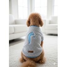 Kedi - Köpek İşlemeli Welsoft Kışlık Sweat - Kıyafet