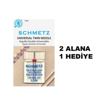 Schmetz Nervür Çiftli Ev Tipi Dikiş Makine İğnesi 2.5 Mm