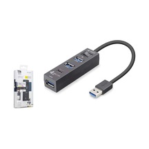 İetop U329a Usb 3.1 Gen1 Hub Pd 4 Port 5 Gbps Siyah
