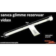Sanica Gömme Rezervuar Çerçeve Kapak Montaj Vidası