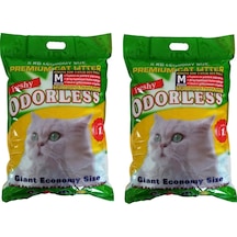 Freshy Odorless 8 Aylık Micro Kristal Kedi Kumu 2 x 15 L