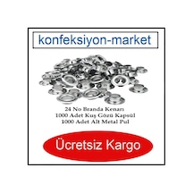 24 No Branda Kenarı Kuş Gözü Kapsülü (1000 Takım)