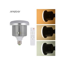 Monyee Andoer 50w Led Fotoğraf Işığı Mantar Tipi Parlaklık Ve Renk Sıcaklığı Ayarlanabilir Kumandalı Ac185-245v Pil Yok