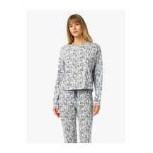 Blackspade Kadın Pijama Takımı 52234 - Baskılı Desenli