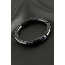 Zr - 431 - Model Silindir Plastik - Kmrsfres - Bileklik Siyah