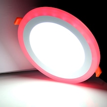 6W (3 -3W) Çift Renk Led Panel Spot Armatür Beyaz