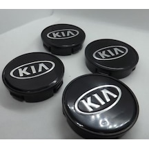 Jant Göbeği Kia 58Mm Dış Çap/ 55Mm Iç Çap 4'Lü Set Siyah