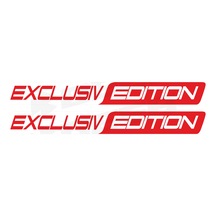 Exclusiv Edition Long Two Color Sticker Kırmızı