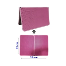 Tineke Büyük Boy Elekli Kedi Tuvalet Önü Paspası 82 x 60 CM