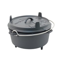 Nurgaz Campout 10 Inch Döküm Tencere Çok Renkli