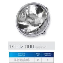 Tofaş Murat 131 Kısa Far Lambası - Reflektör - 1 Adet