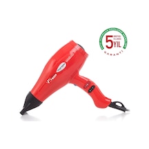 Ventoso V5 Silex5000 2500 W Profesyonel Fön Makinesi Kırmızı Ahşap Fön Fırçalı