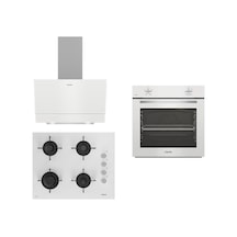 Altus ALA 310HW - ALA  159 DHW - ALA 510 W Beyaz Ankastre Set