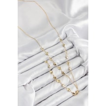 Mey İthalat Pirinç Zirkon Taşlı Kalp Model Gold Renk Y Kolye - Özel Seri Meyeb6894af2bc63113c85200667d altın