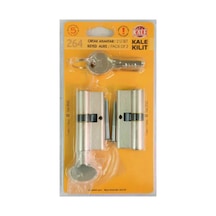 Kale 264 Ikiz Anahtarlı Bilyalı Barel Çelik Kapı Kilidi 68 Mm