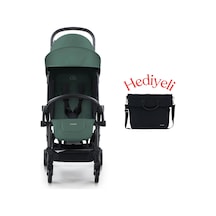 Bumprider Connect³ Bebek Arabası Black-Olive + Yan Bakım Çantası