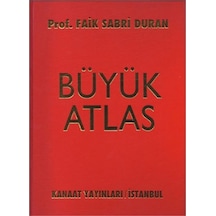 Büyük Atlas Prof Faik Sabri Duman Kanaat Yayınları