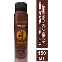 Alldermo Bronzing Dry Oil Aerosol Sprey 150 ML
