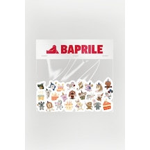 Sevimli Hayvanlar Doğum Günü 25 Parça Sticker Paketi Suya Dayanıklı Laptop Termos Telefon Etiket Seti
