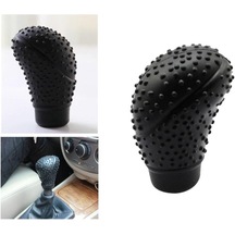 Masajlı Vites Kılıfı Manuel Silikon Vites Kılıfı Siyah