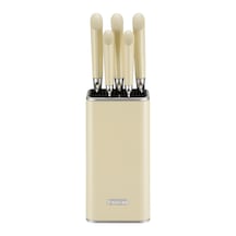 Emsan Venice 6 Parça Bıçak Seti Ekru Krem