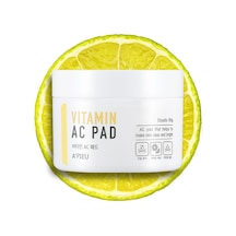 Missha A'PIEU Vitamin AC Pad Vitamin İçerikli Canlı ve Pürüzsüz Görünüm Kazandıran Pamuk Ped 35 Adet