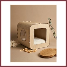 Storeşahin Özel Tasarım Luna Mdf Kedi Evi Shn0720