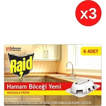 Raid Hamam Böceği Yemi 18 Adet